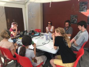 Plateau radio avec les Ados du Quercy Blanc