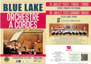 Concert de Blue Lake Orchestre à Cordes