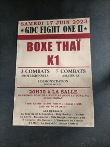 Gala de boxe à Figeac le 17 juin