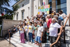 Procès des faucheuses et faucheurs au tribunal de Rodez le 7 juin 2023