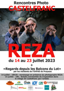17eme edition Rencontres photo de Castelfranc avec Reza – du 14 au 23 juillet