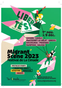 Programmation du Festival Migrant’Scène avec La Cimade de Cahors jusqu’au 9 décembre 2023