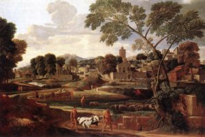 Nicolas POUSSIN – Paysage avec les funérailles de Phocion -1648