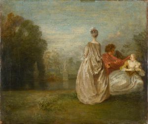 Watteau “Les Deux Cousines” 1716-1717