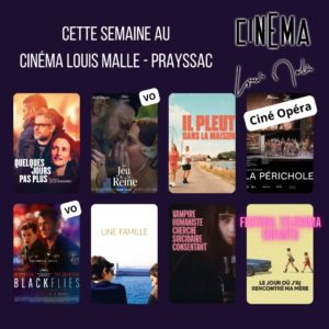 Cinéma Louis Malle de Prayssac / programme du 25 au 30 avril 2024